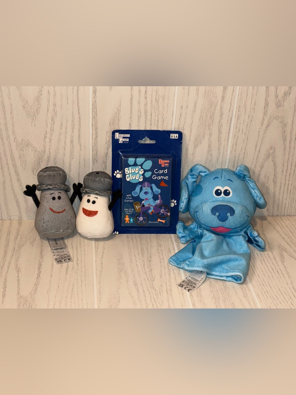 Blues Clues Hand Puppets Plush & New In Package Game 1998